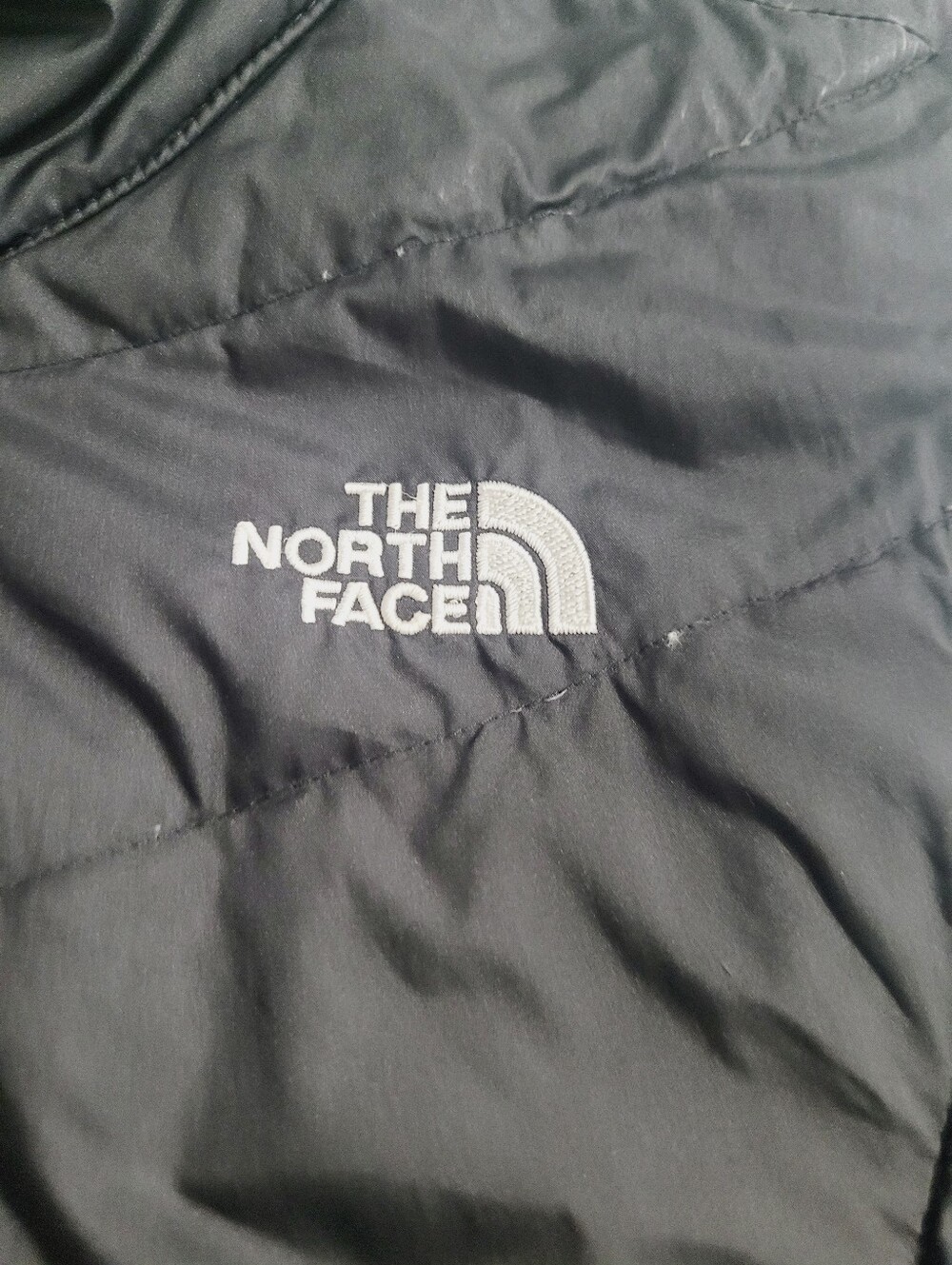 The North Face 550 Fill Goose Down Puffer Vest Women's Medium Black Full Zip - Picture 13 of 15